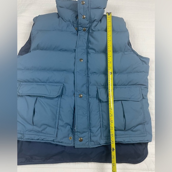 Vintage 90s REI Down Puffer Vest Steel Blue Men’s XL - Picture 7 of 11